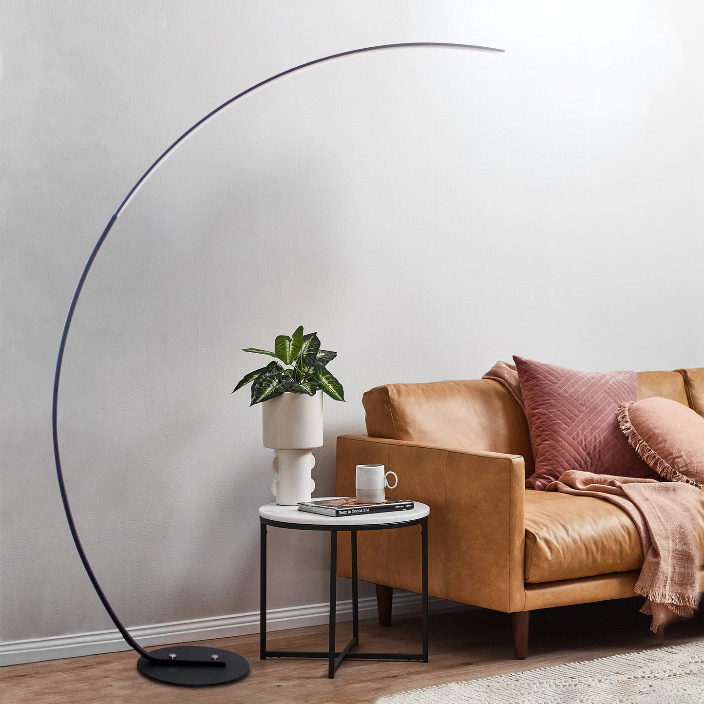 RGBW Modern Curve Floor Lamp | New Version - Gizesis