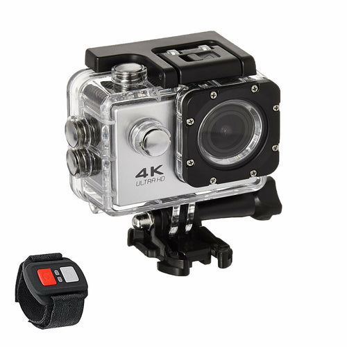 4K Waterproof All Digital UHD WiFi Camera + RF Remote And Accessories - Gizesis