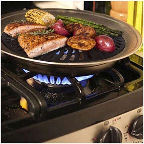 Go Go Smokeless Non-Stick Barbecue Grill For Indoors And Outdoors - Gizesis