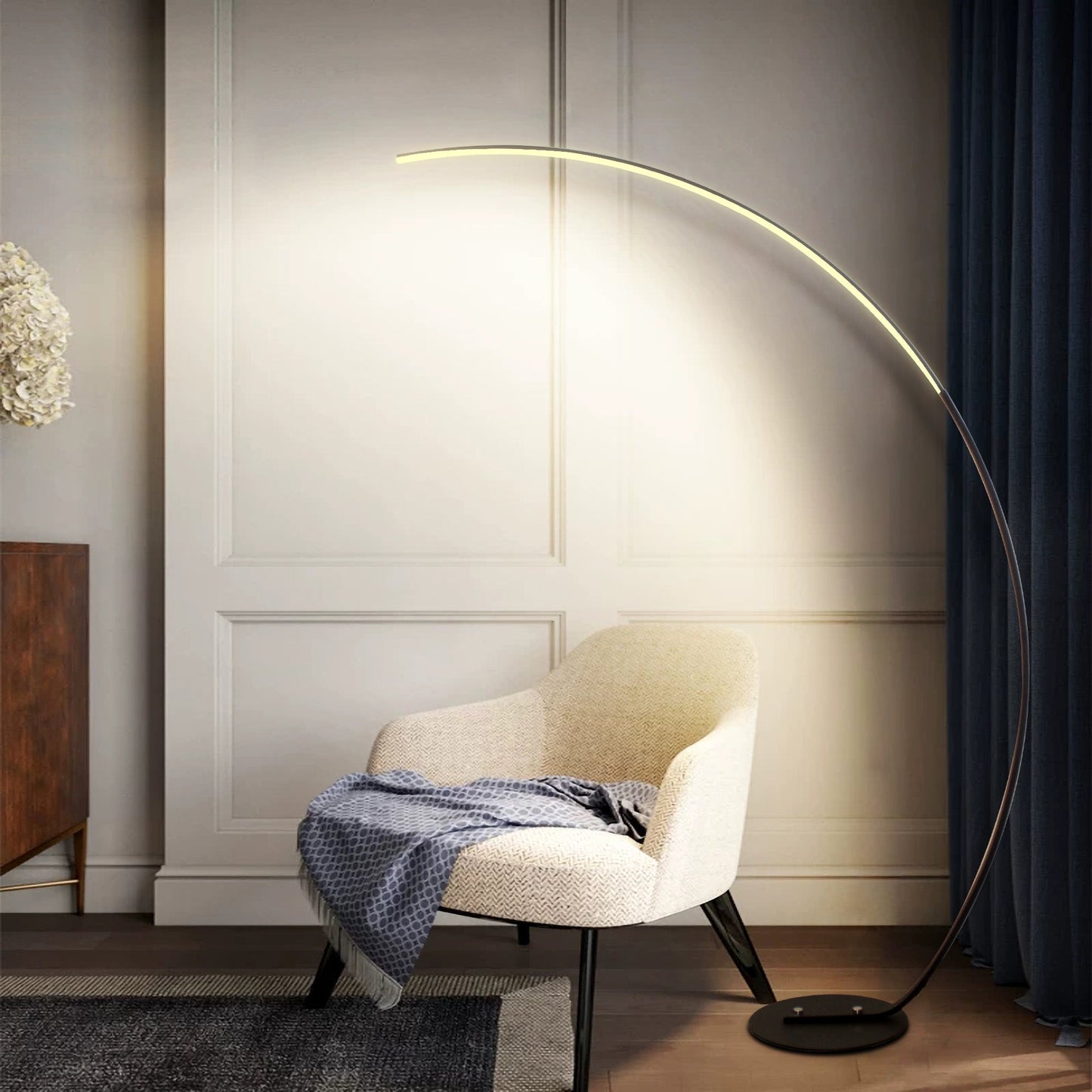 RGBW Modern Curve Floor Lamp | New Version - Gizesis