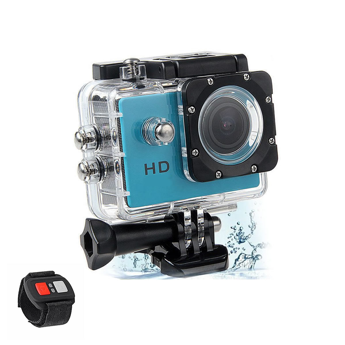 4K Waterproof All Digital UHD WiFi Camera + RF Remote And Accessories - Gizesis