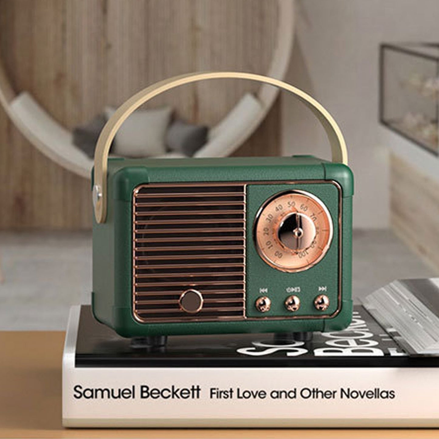 Bluetooth Compact Retro Speakers with Radio - Gizesis