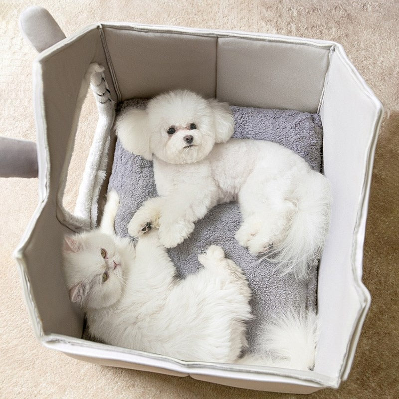 Removable Roof Plush Pet House - Gizesis