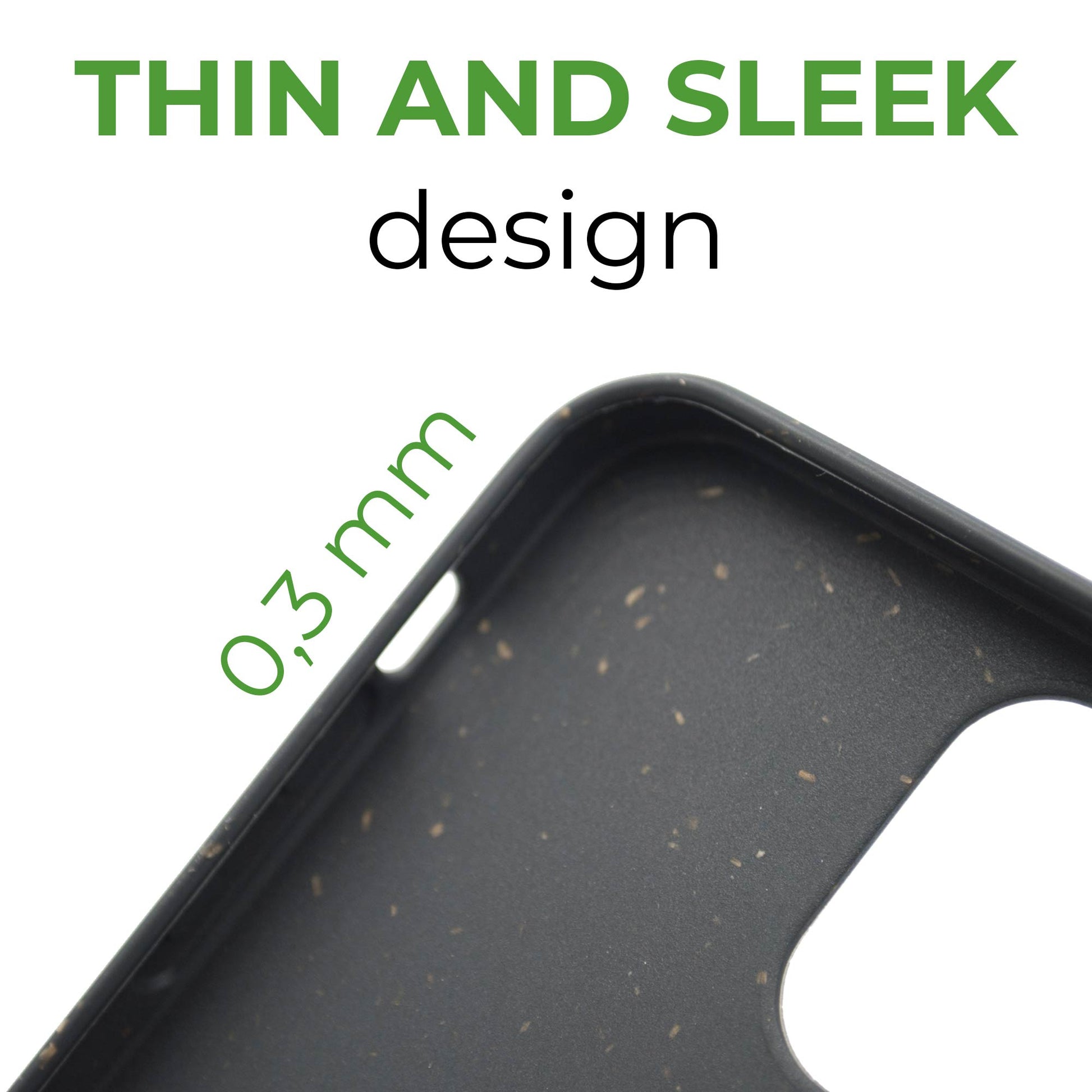 Biodegradable phone case - Black - Gizesis