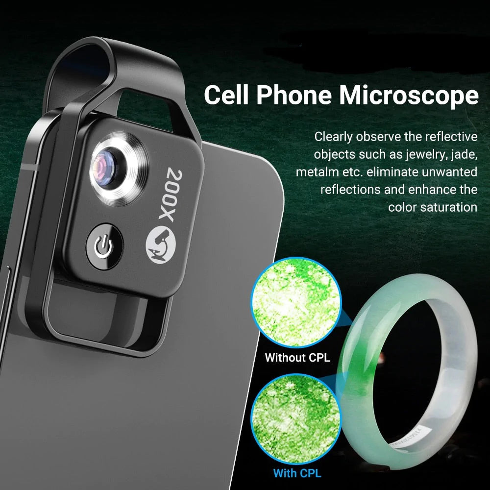 Dragon 200X Digital Zoom Lens for Mobile Phone - Gizesis