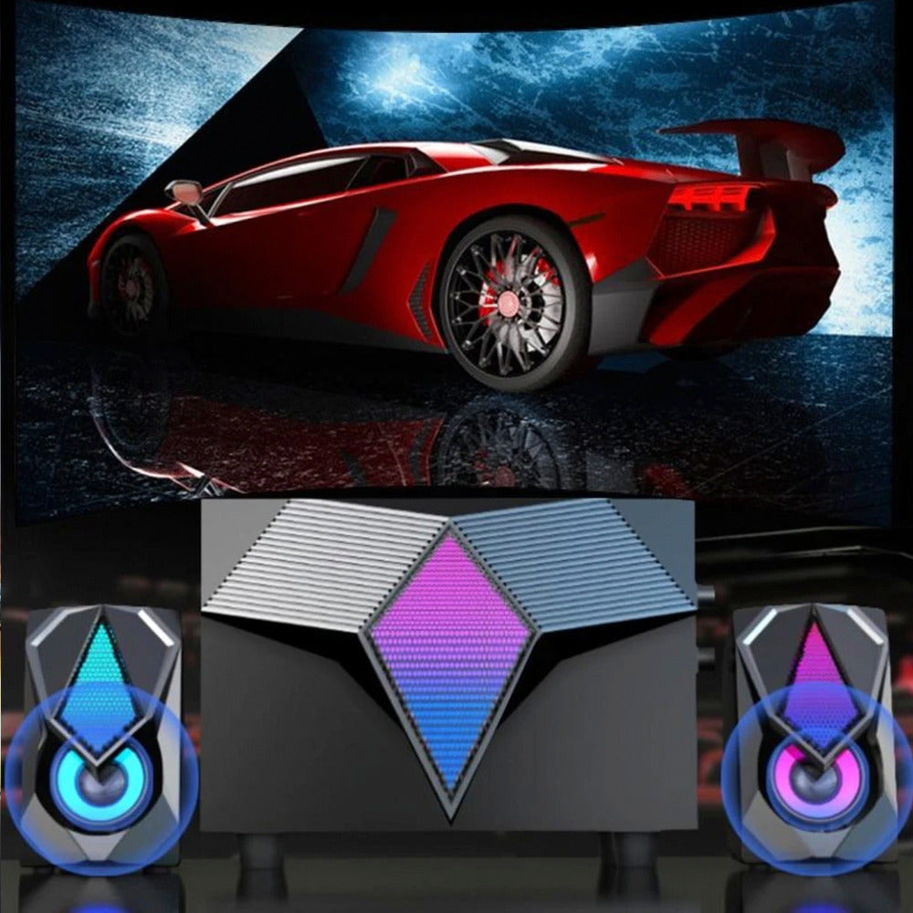 Dragon RGB Computer Gaming Speakers - Gizesis