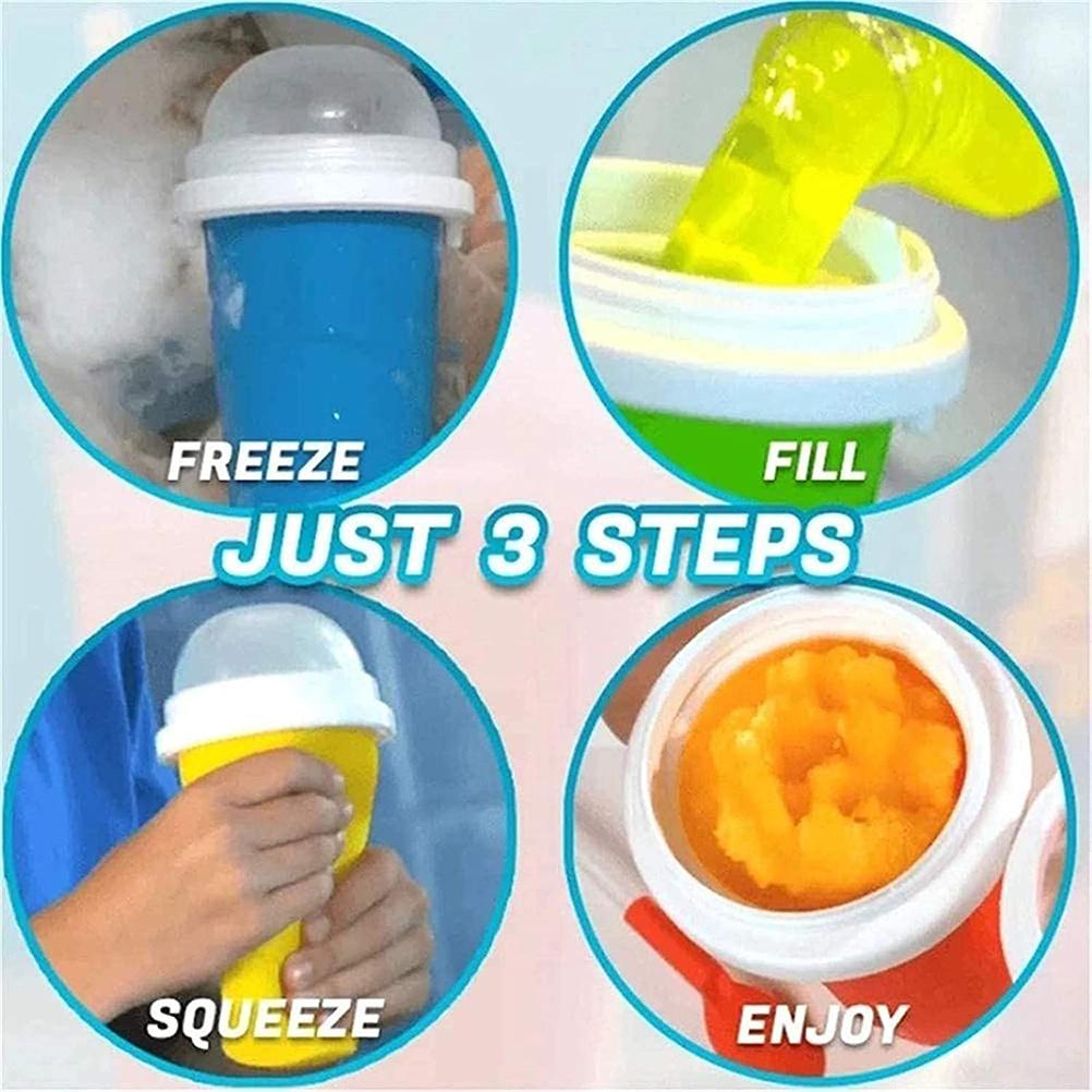 Slushy Maker Portable Travel Ice Cup Homemade Freeze Drinks Cup - Gizesis