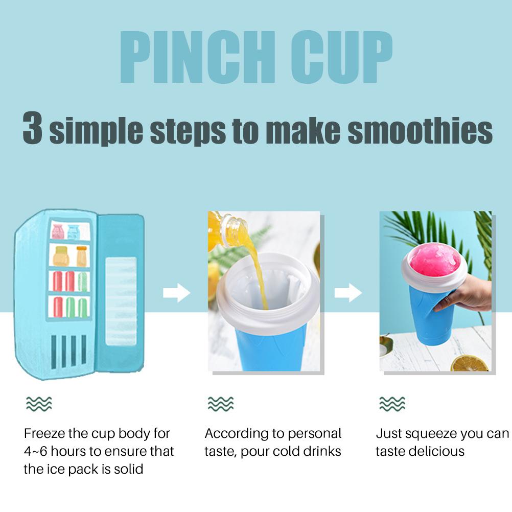 Slushy Maker Portable Travel Ice Cup Homemade Freeze Drinks Cup - Gizesis