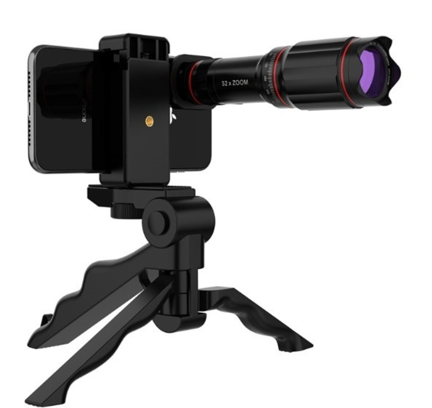 Ultra Crystal HD 32x Zoom Telescope Mobile Phone Camera Lens Set - Gizesis