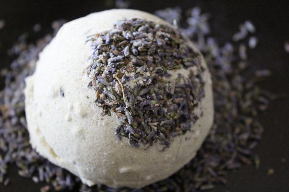 Organic Bath Bomb Calm Bomb- TWO SIZES lavender - Gizesis